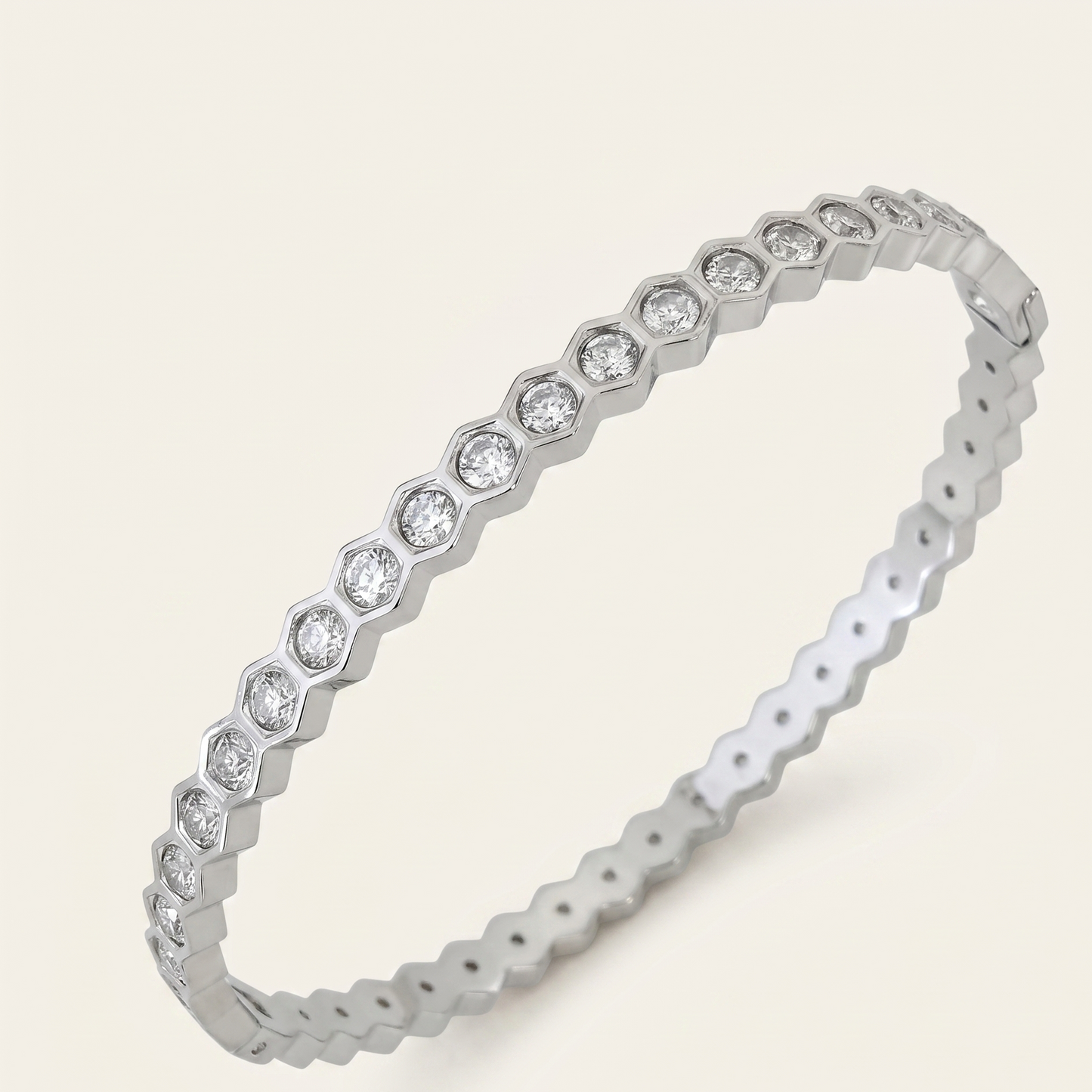 Honeycomb Bracelet Silver