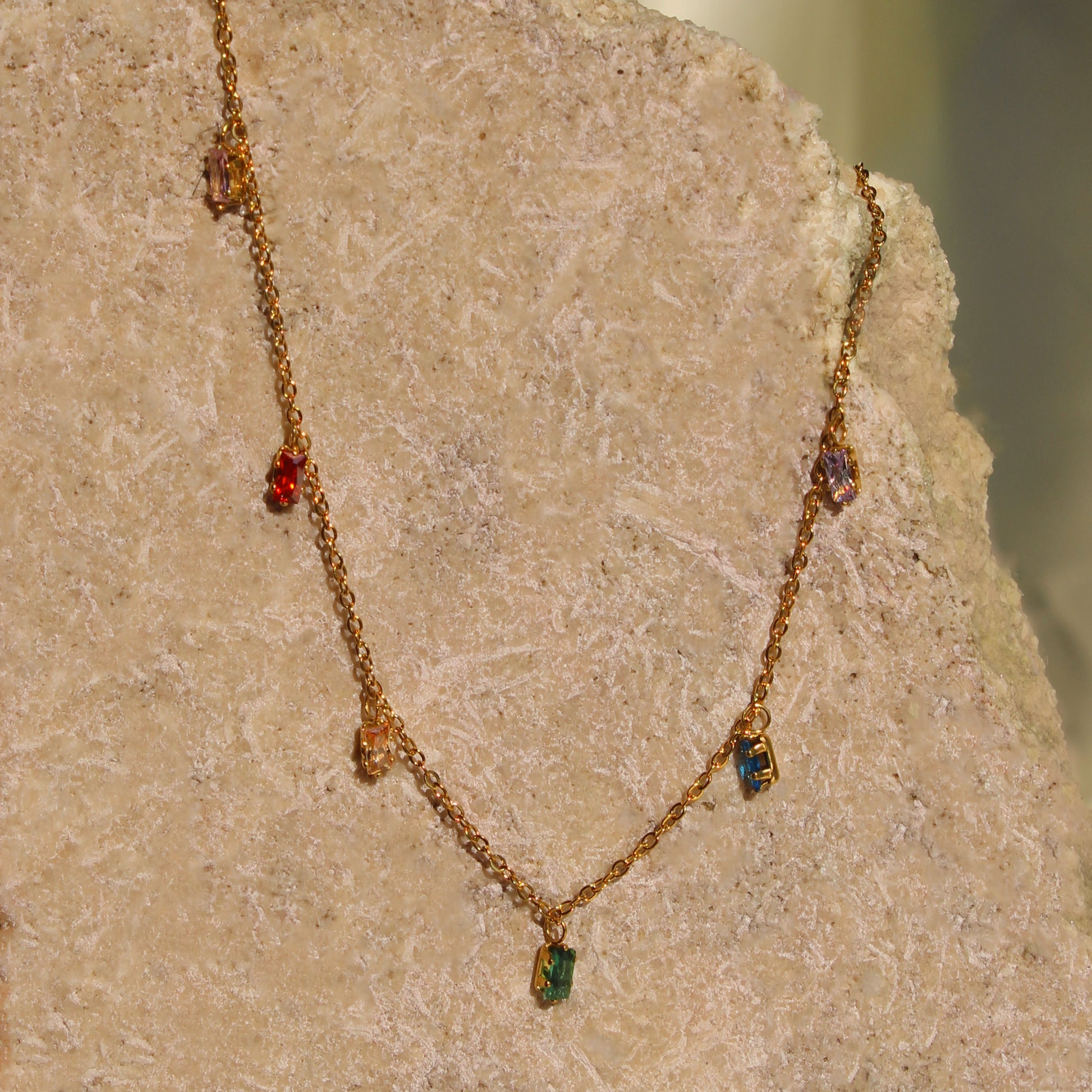 waterproof colorful necklace
