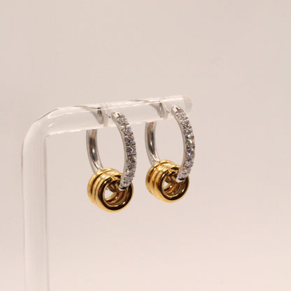 Halo Hoop Earrings