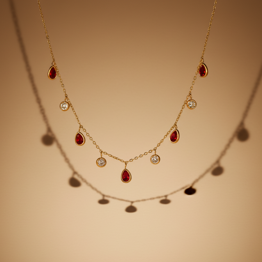 Reign Ruby Necklace