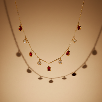 Reign Ruby Necklace
