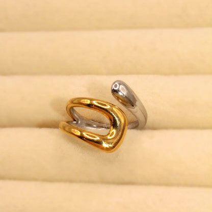 Two Tone Nova Ring