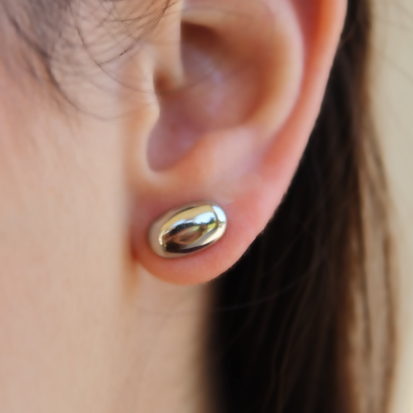 Two Tone Drop Earrings